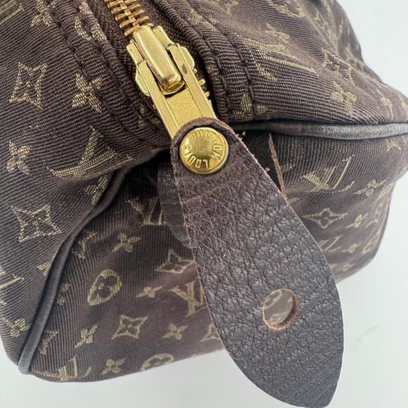 Louis Vuitton Brown Monogram Mini Lin Speedy 30 SP1016 - Picture 2 of 11